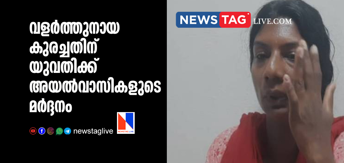 neighbours beats woman over dog barking