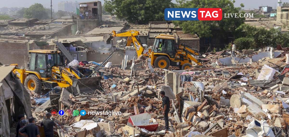 2000 jhuggis razed in Ahmedabad