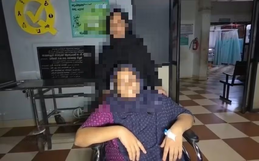 Woman brutally beaten by her husband while intoxicated with drugs left home at midnight with her daughter