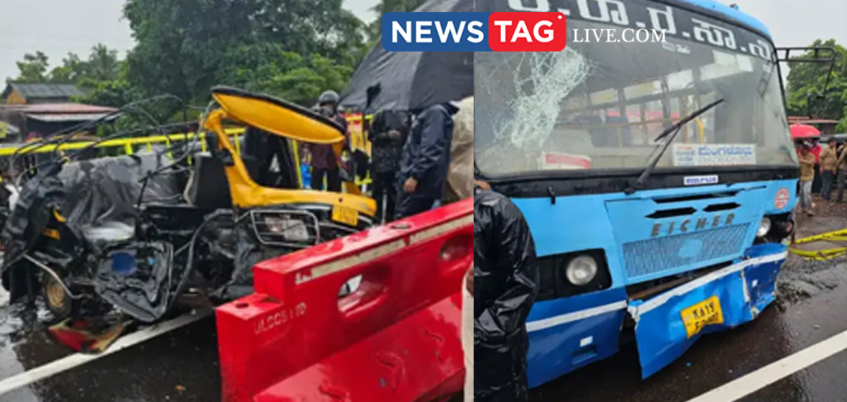 5 dies in Thalapady after KSRTC rammed in to bus waiting shed