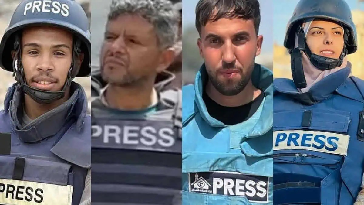 Four journalists among 20 killed in Israeli strike on Nasser Hospital in Gaza