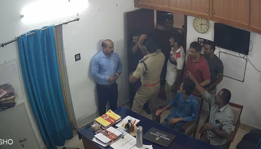 Kunnamkulam Model Police Beating at Peechi Station as well