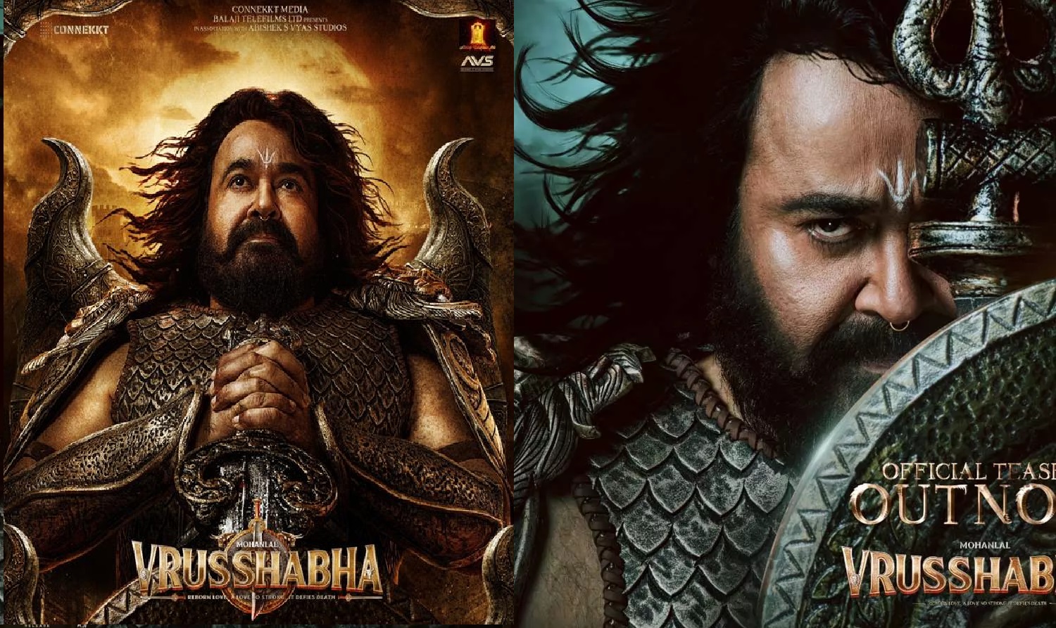 Mohanlal's pan-Indian film 'Vrishabha' teaser out