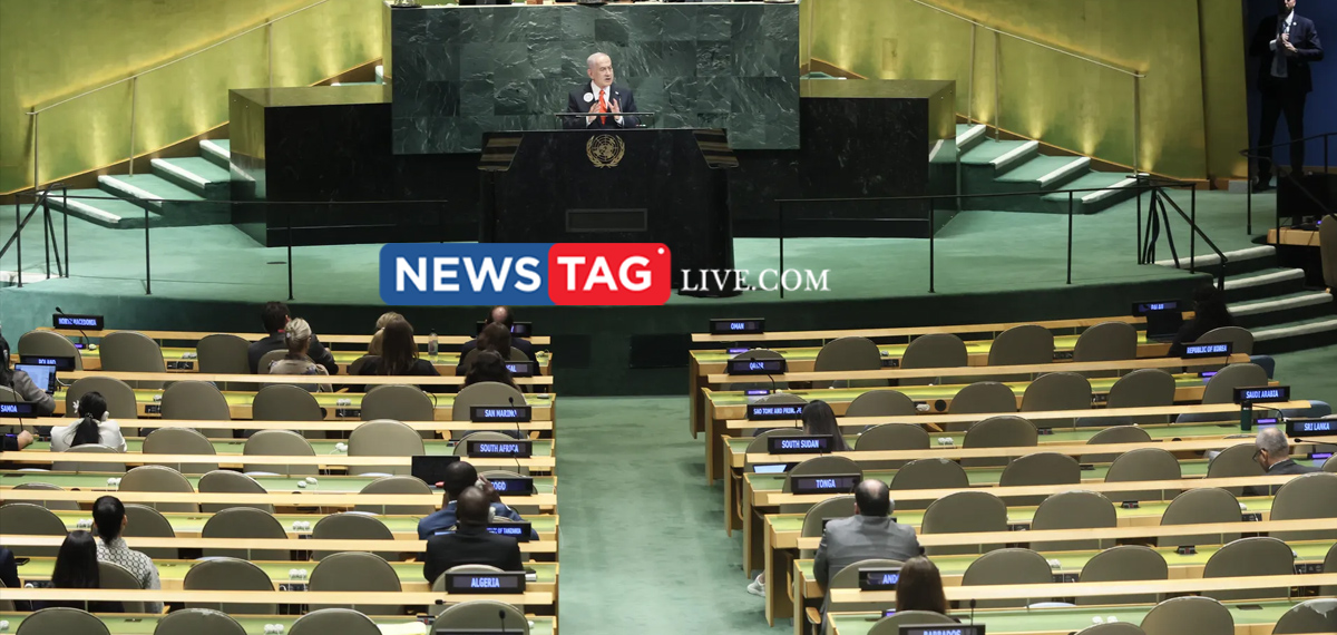 Netanyahu faces mass walk out protest during his speech at UN