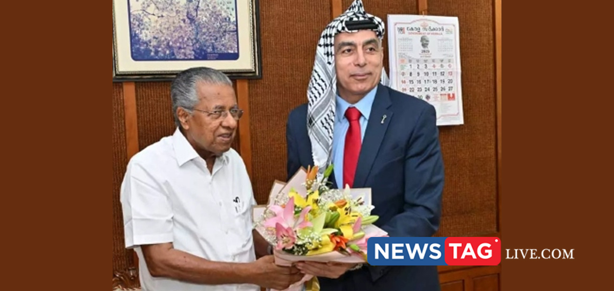 Palestine ambassador meets CM Pinarayi Vijayan