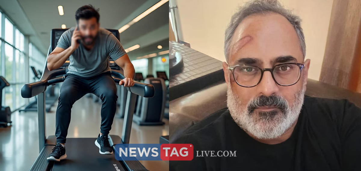 Rajiv Chandrasekhar injured after falling from treadmill