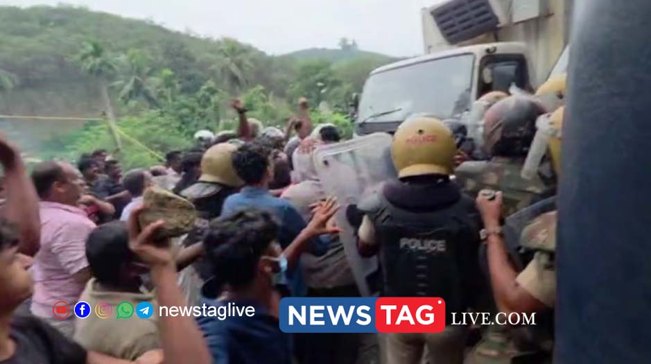 Thamasrassry fresh cut waste plant protest
