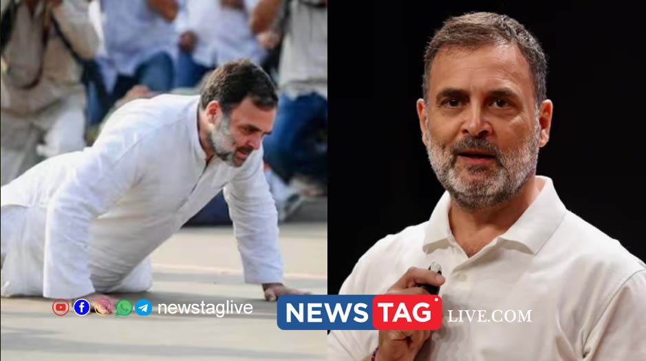 rahul gandhi push up