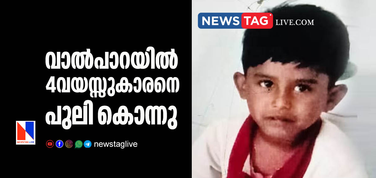 four year old boy killed by leopard in Valpara