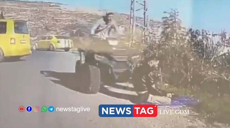 Israel Reservist soldier hit a vehicle into Palestine men while praying