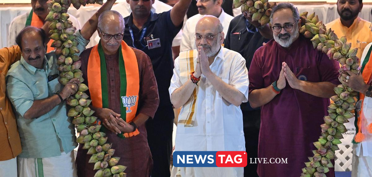 Amit Sha at Thiruvananthapuram