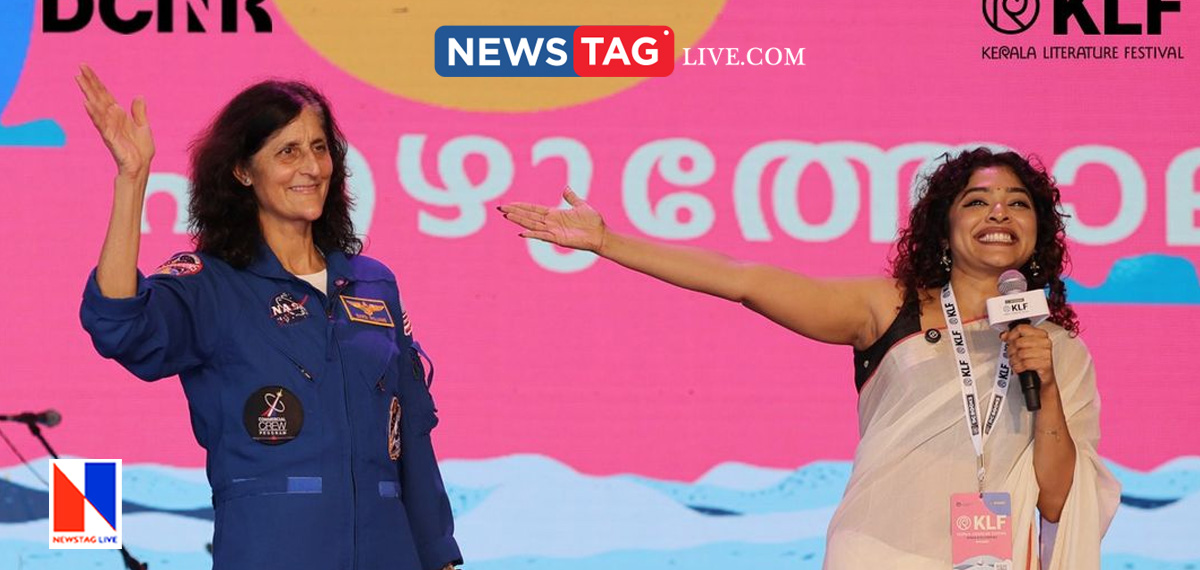 Sunita Williams at KLF 2026 with her uniform