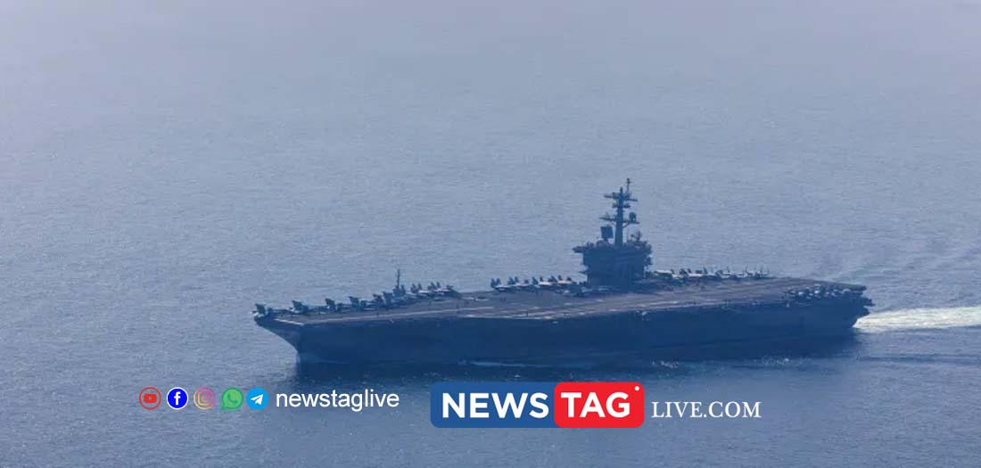 The US Navy's aircraft carrier USS Abraham Lincoln