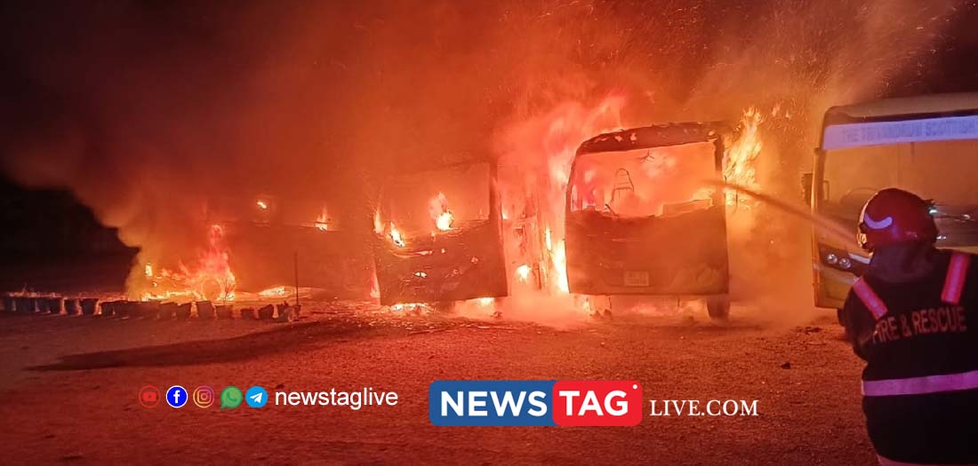 Trivandrum bus fire