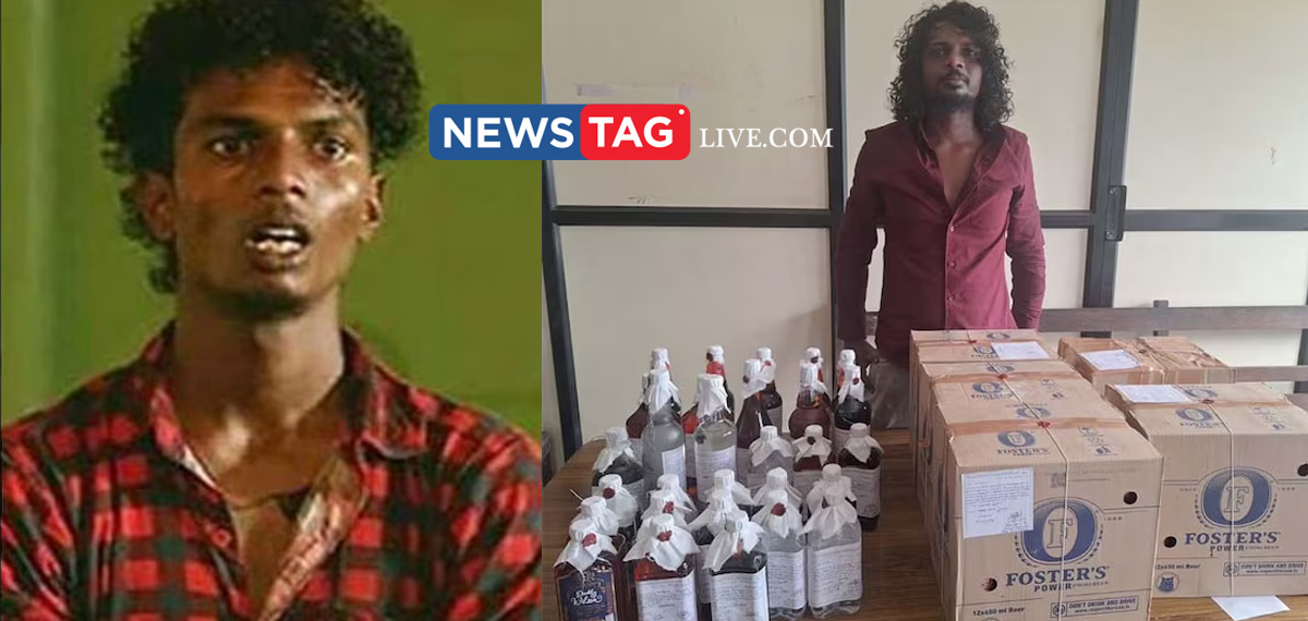 junior film artist caught with liquor bottles in Ernakulam