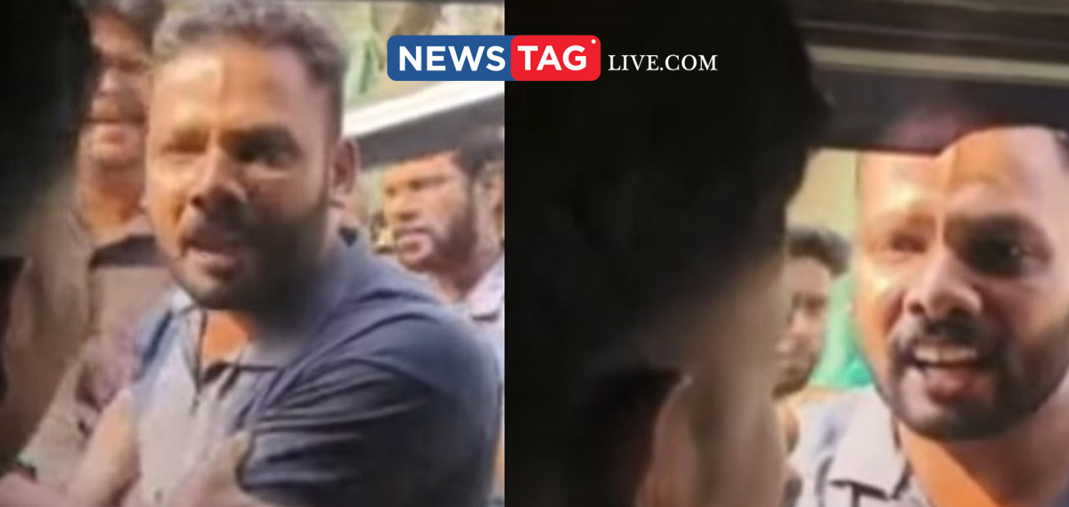 two cpim leaders arrested for abusing Nagarur SI