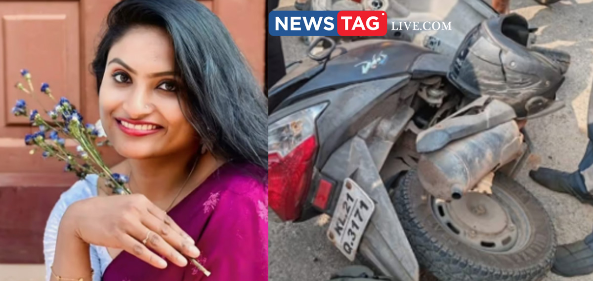 woman dies after KSRTC bus hits her scooter