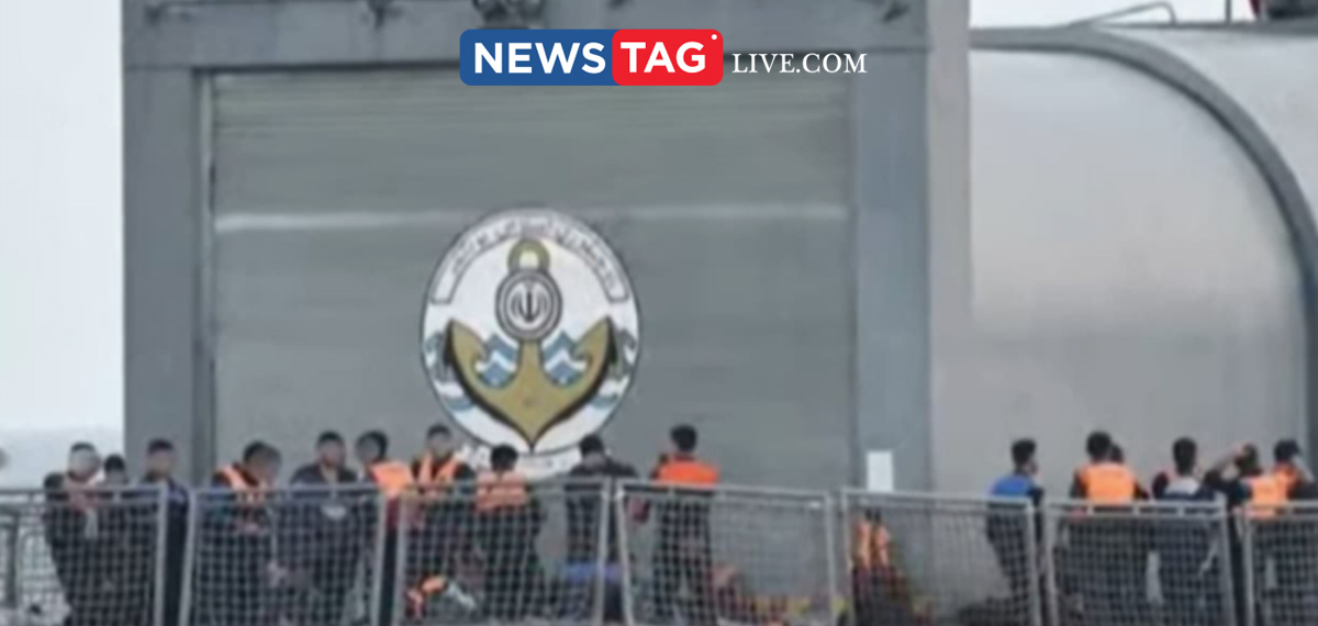 Iran war ship anchored in Kochi