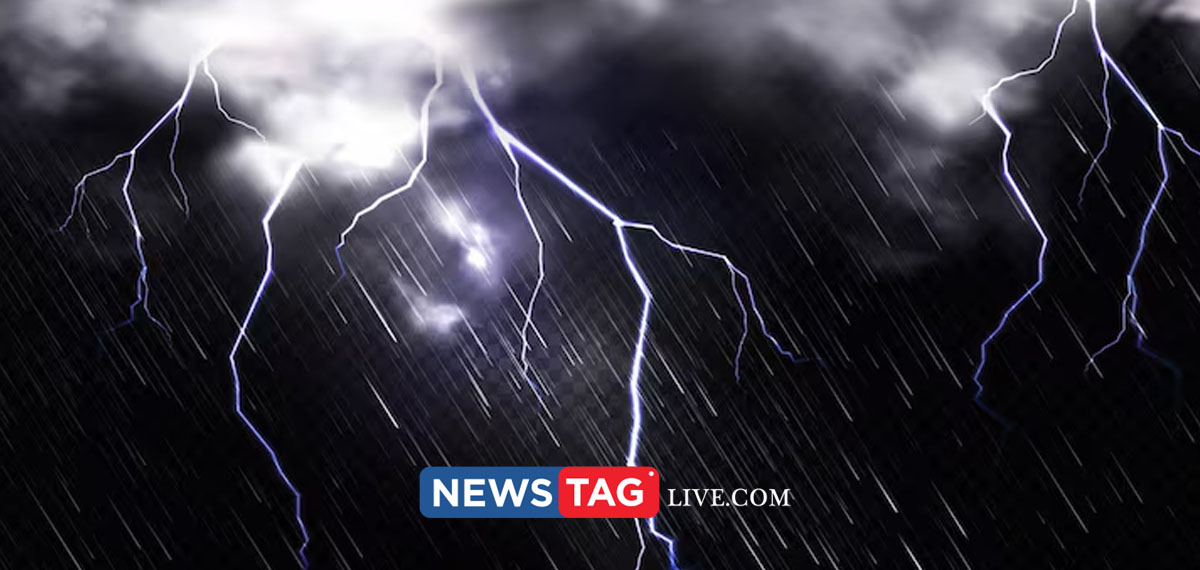 chance for rain with thunderstorms and lightning in Kerala