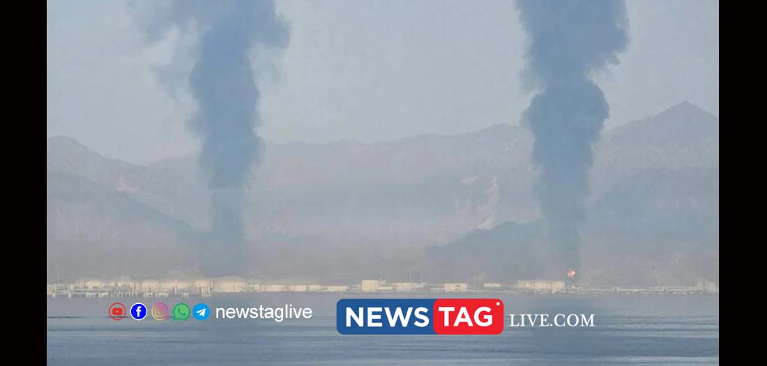 uae major oil terminal in fire