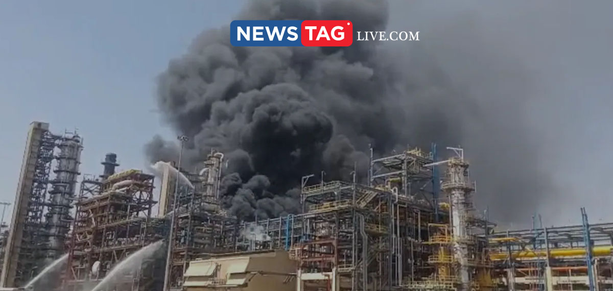 Refinery caught fire day before inauguration