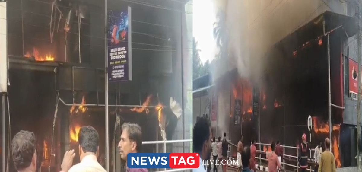 nine shops burnt in Kozhikkode