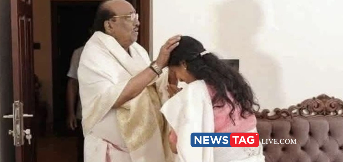 Minister Bindu Krishna visits Vellappally Nadeshan at his home