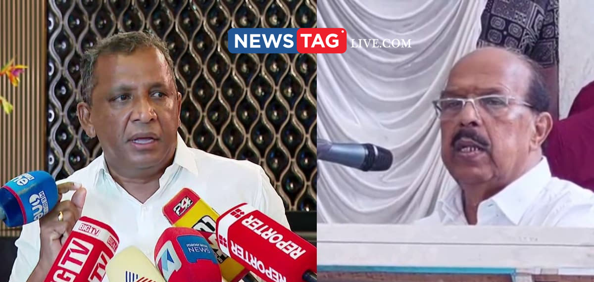 Reji Cherian MLA and G Sudhakaran MLA clash over Thottappally Spillway visit