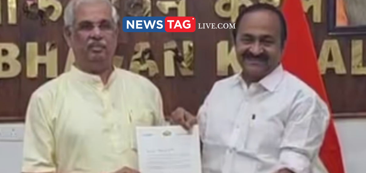 V D Satheeshan handed over ministers list to Governor