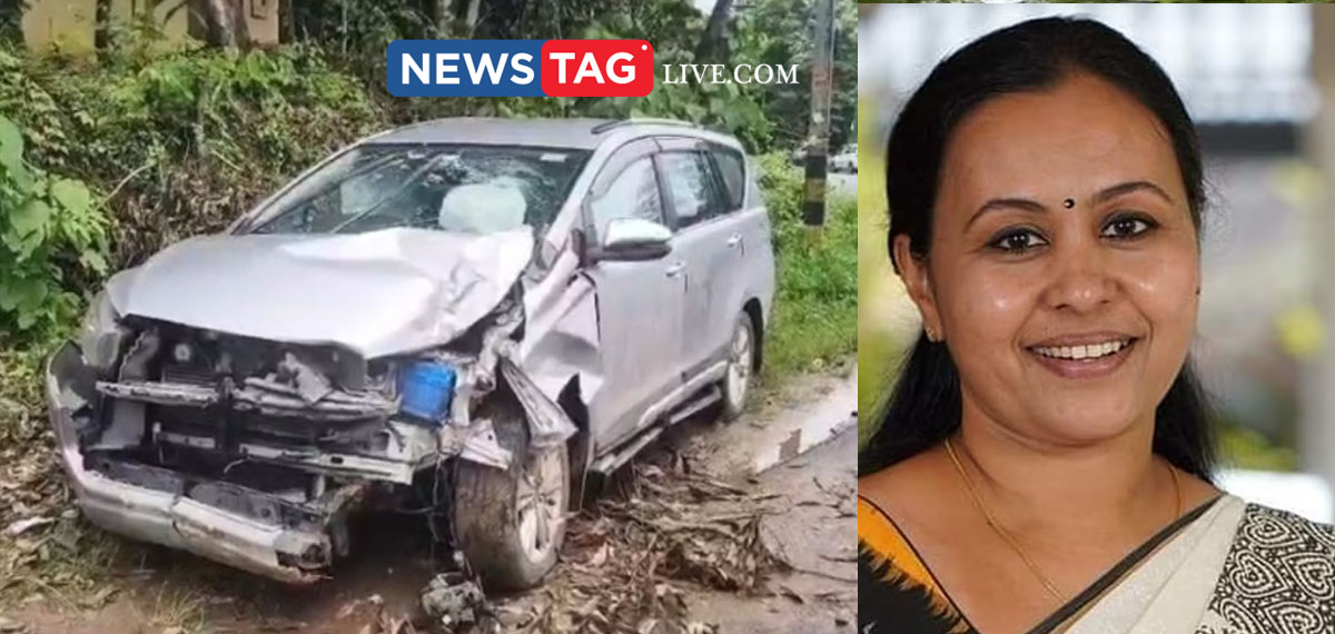 Veena George and family met an accident