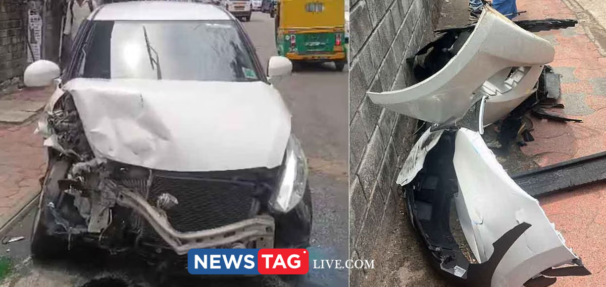newely wedded bride dies after car rammed in to foot path in Trivandrum