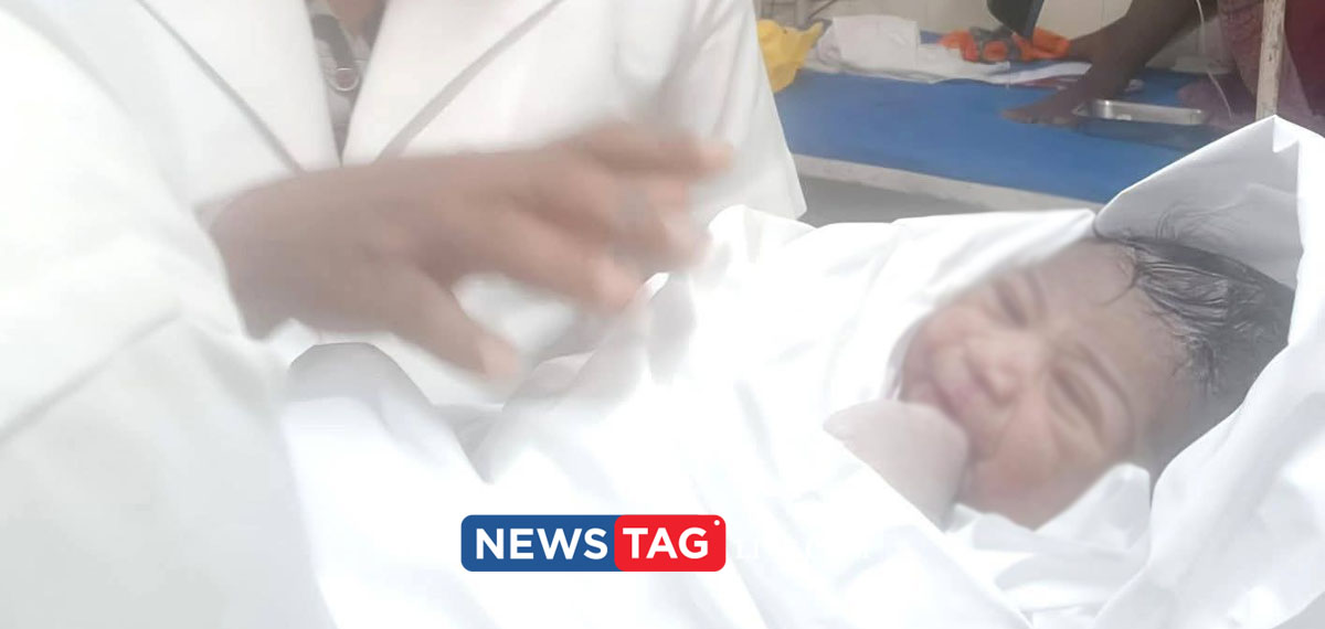 unmarried girl abandoned new born baby girl in hospital complex after delivery