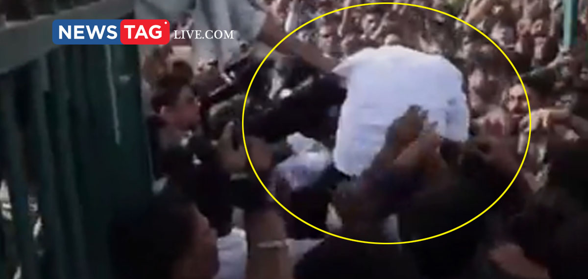 CJP founder abhijeet dipke attacked during Jaipur protest