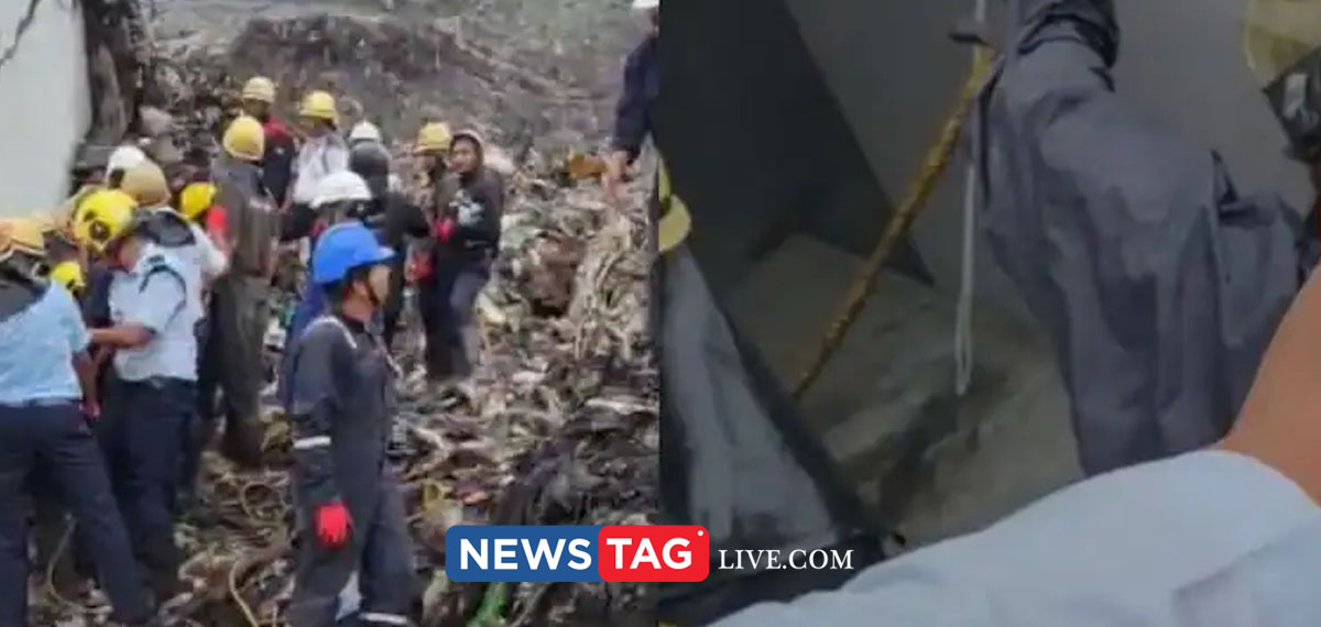 15 traped in collapsed 3 storey building after garbage mount fell on it
