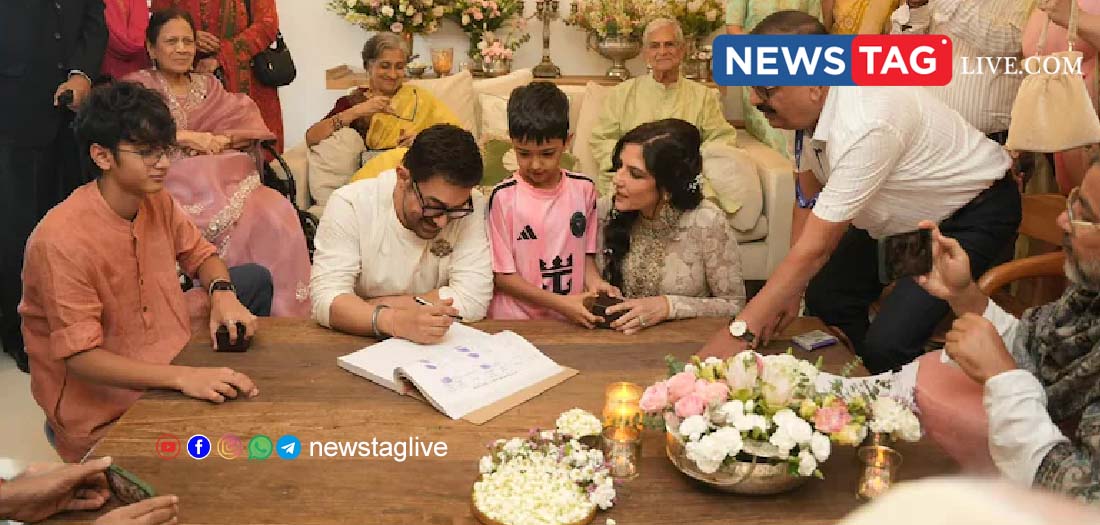 Aamir Khan and Gauri Spratt got married at the actor's Mumbai residence