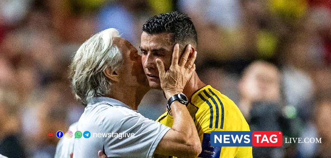 Jorge Jesus and Cristiano Ronaldo