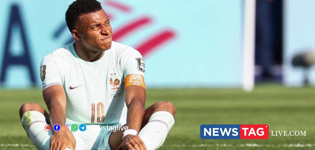 Kylian Mbappe was forced off the field due to an injury scare