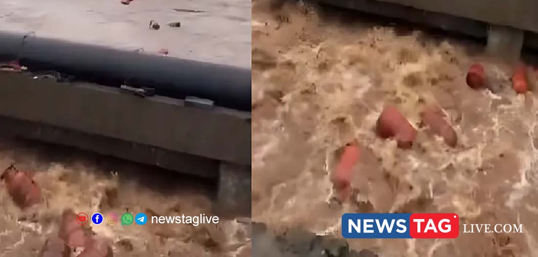 LPG CYLINDERS WASHED AWAY