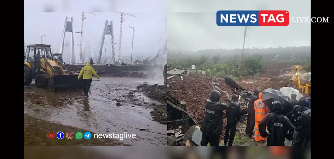Landslide Buries Houses In Pune