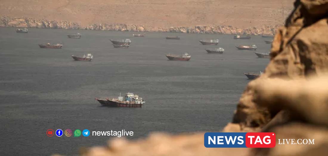 Vessels at the Strait of Hormuz