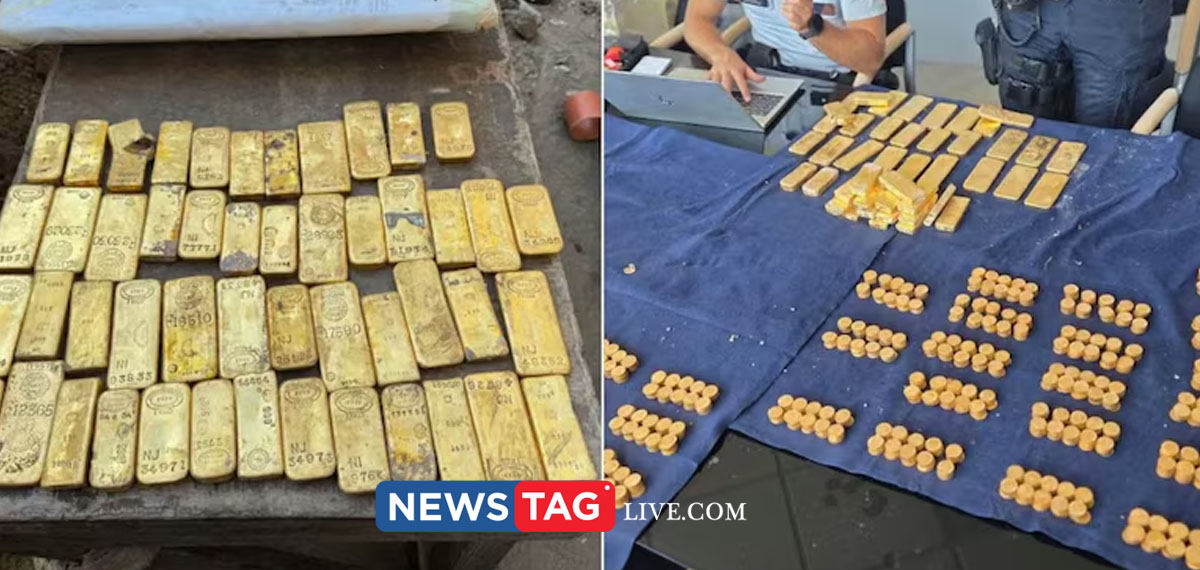 98 crore rupees worth gold bars and coins found during sewage work