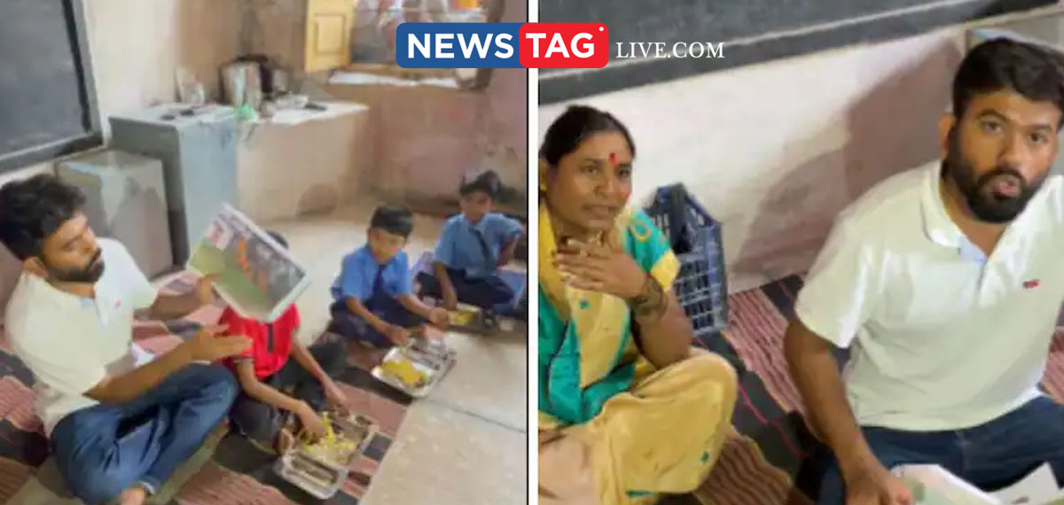 Abhijith Deepke visits Maharashtra govt schools to review facilities
