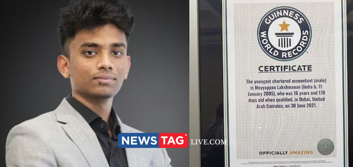 Meyyappan Lakshmanan became youngest male chartered accountant in the world