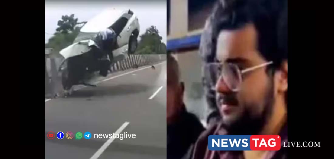 The SUV carrying Atiq Ahmed's son Abaan Ahmed veered sharply and crashed into a divider