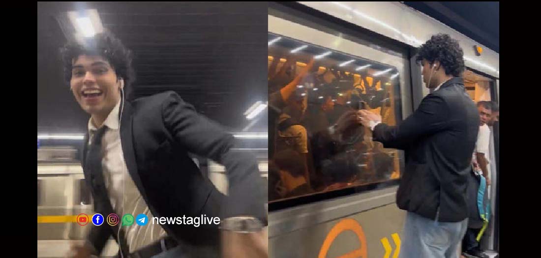 delhi metro viral video