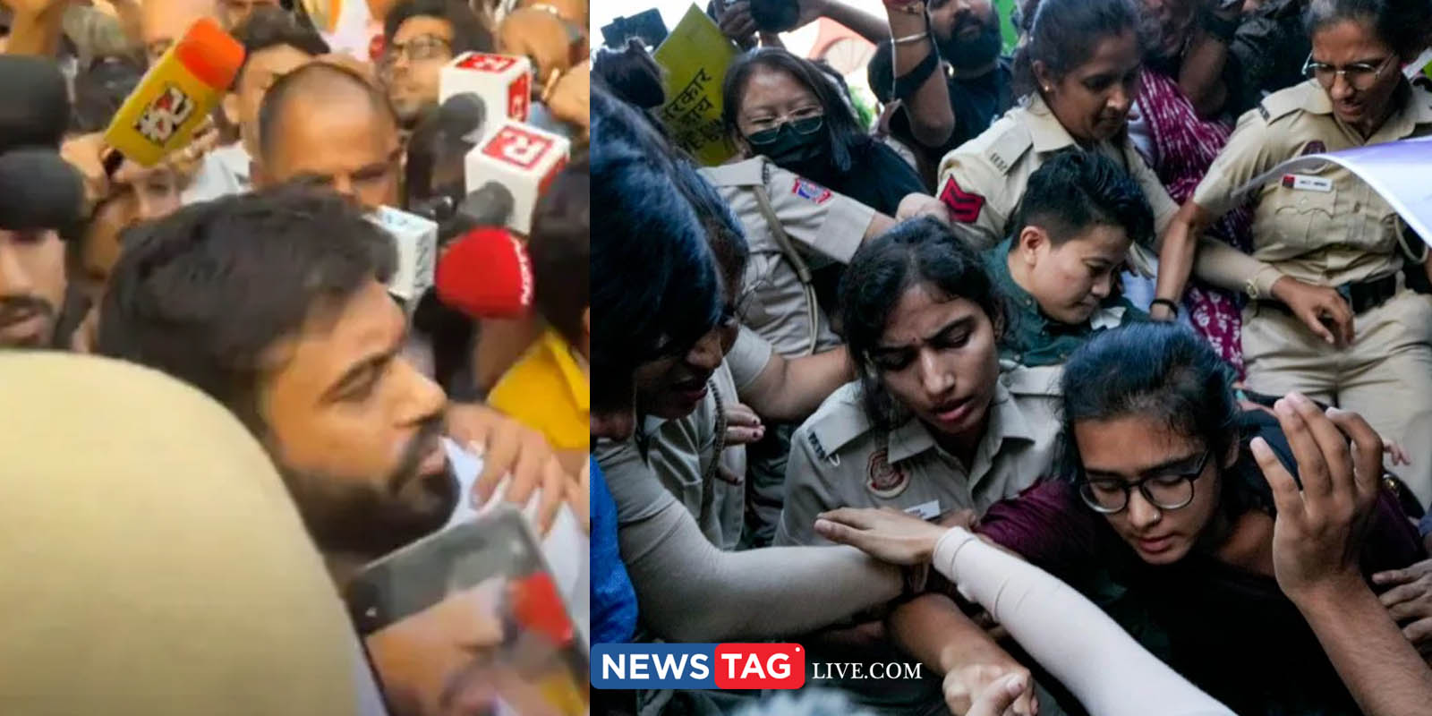 Abhijith Deepke and Neha Bora detained by police ahead of tiranga rally