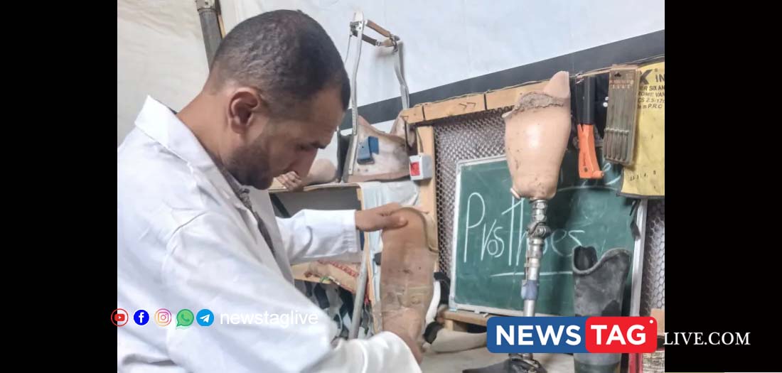 Dr Mohammed al-Khalidi, a specialist in prosthetics