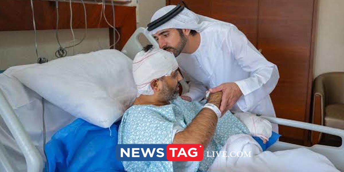 Dubai crown prince meets flydubai Hero Smit Machchhar In Hospital