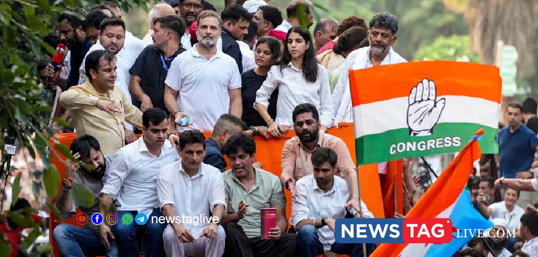 INDIA Bloc Protests CEC Gyanesh Kumar Rahul Gandhi Tea Party