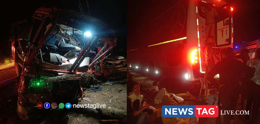 Mysuru Periyapatna Kaveri Bus Lorry Collision Kozhikode Native Dead